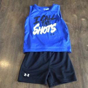Under Armour tank and shorts set